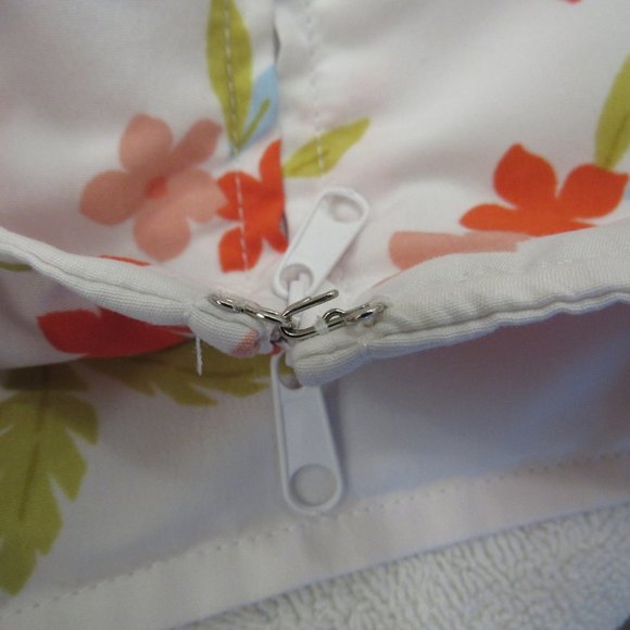 Tropical Floral Reversible Mini Skirt Sz M Flower - Picture 7 of 10